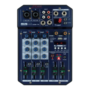 Consola GRÖBER ADM-T4 4 ch ST USB+ Bluetooth + efectos