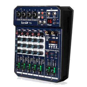 Consola GRÖBER ADM-T6 6 ch ST USB+ Bluetooth + efectos