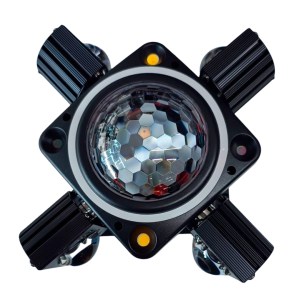 Luz LED con cabezal agitador 80w